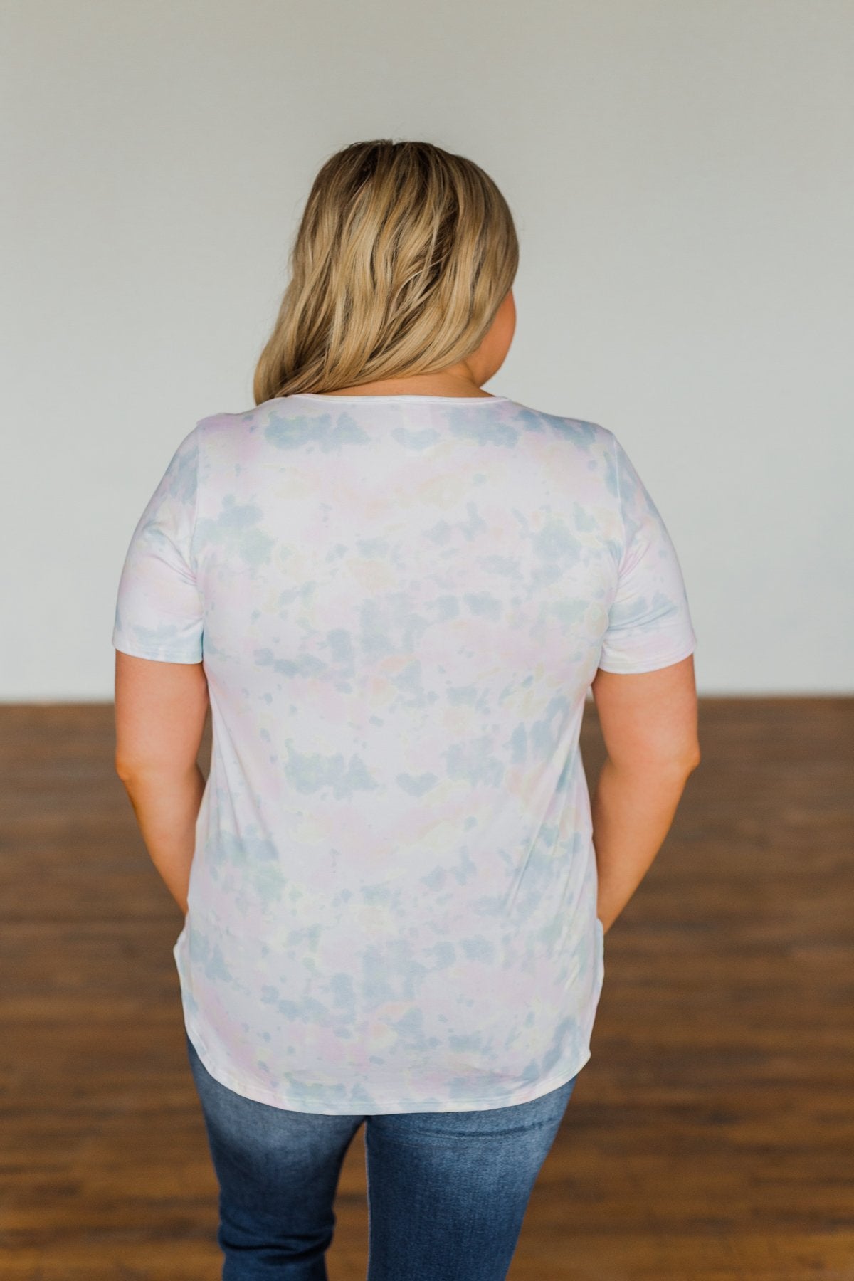 Believe In You Criss Cross Top- Off White, Pink, Yellow, Blue
