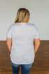 Believe In You Criss Cross Top- Off White, Pink, Yellow, Blue