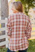 My Next Big Adventure Flannel Button-Up Top- Clay