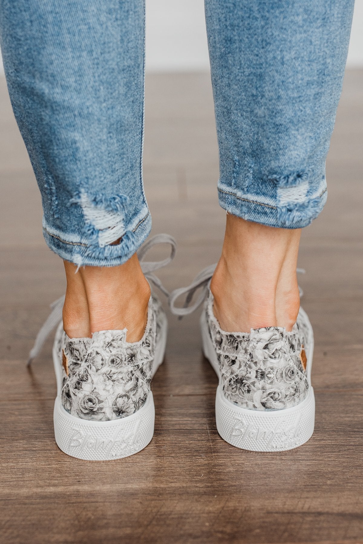 Blowfish Clay Sneakers- Wolf Gray Valley Rose