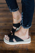 Very G Elvina Platform Sandals- Black