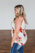 Had My Heart Lightweight Floral Tank Top- Ivory