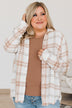 Thread & Supply Can't Stop Me Now Plaid Top- Ivory & Beige