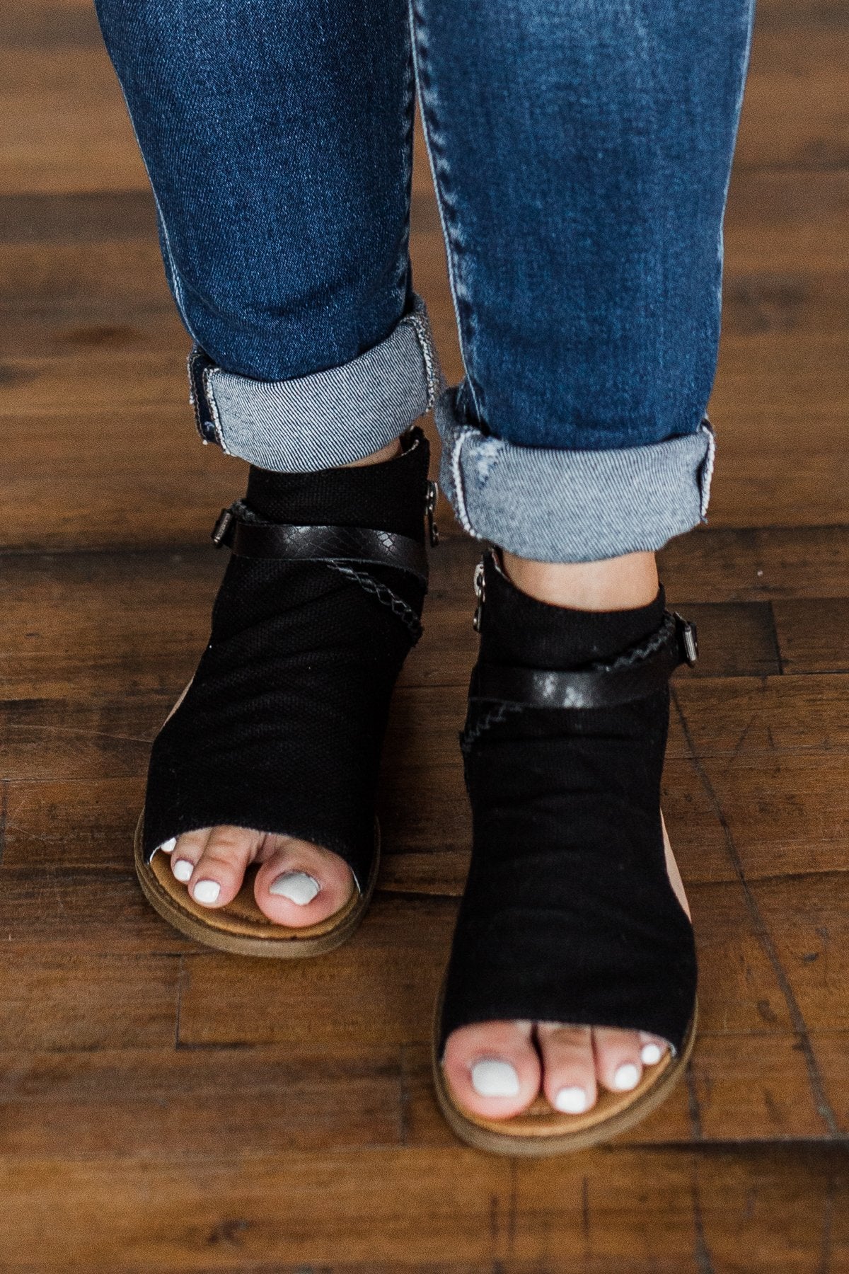 Blowfish Blitz Sandals- Black
