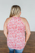 Spaces Between Us V-Neck Tank Top- Shades of Pink