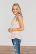 Breathtaking Beauty Floral Tank Top- Ivory