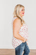 Breathtaking Beauty Floral Tank Top- Ivory