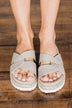 Very G Elvina Platform Sandals- Cream