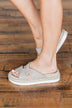 Very G Elvina Platform Sandals- Cream