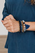 When The Planets Align Bracelet Set- Navy
