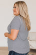 Someone To Hold Striped Top- Navy