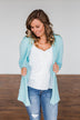 Time To Be Alive Drape Cardigan- Blue