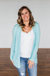 Time To Be Alive Drape Cardigan- Blue