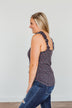 Love At First Glance Floral Tank Top- Dark Navy