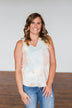 In With The New Tie Dye Tank Top- Orange & Blue