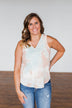 In With The New Tie Dye Tank Top- Orange & Blue