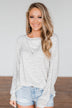 Wild Love Long Sleeve Leopard Top- Ivory