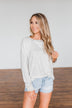 Wild Love Long Sleeve Leopard Top- Ivory