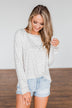 Wild Love Long Sleeve Leopard Top- Ivory