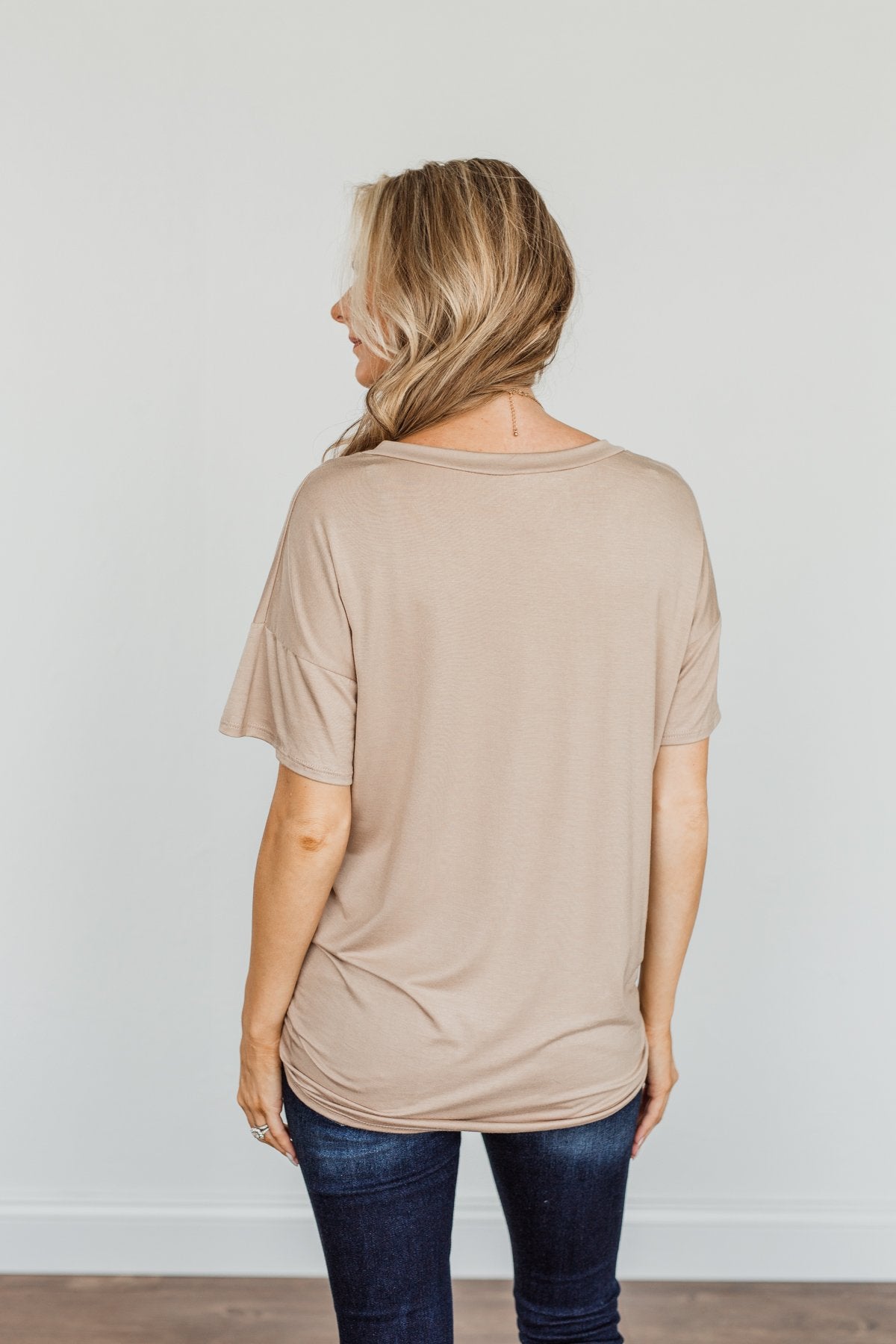 "Country Road Take Me Home" Graphic Tee- Tan