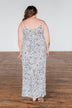 Begin Your Journey Leopard Maxi Dress- Off White