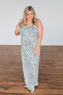 Begin Your Journey Leopard Maxi Dress- Off White