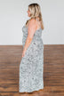 Begin Your Journey Leopard Maxi Dress- Off White
