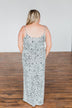 Begin Your Journey Leopard Maxi Dress- Off White
