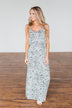 Begin Your Journey Leopard Maxi Dress- Off White