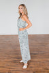 Begin Your Journey Leopard Maxi Dress- Off White