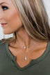 Adjustable Lightning Bolt & Star Necklace- Silver