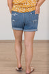 Vervet High-Rise Distressed Shorts- Norma Wash
