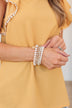 Nights Out Pendant Bracelet Set- Ivory