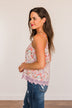 Ready To Bloom Floral Tank Top- Lilac & Pink
