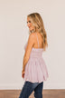 Picture This Floral Tank Top- Lilac