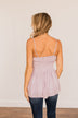 Picture This Floral Tank Top- Lilac