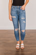 Just USA Distressed Skinny Jeans- Sienna Wash