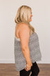 Golden Days Floral Lace Tank- Black & White