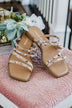 Soda Temira Sandals- Nude