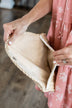 True Love Stories Woven Clutch- Natural