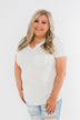 This is Me Notch Pocket Top- Off White