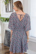 Summer Celebration Floral Dress- Black