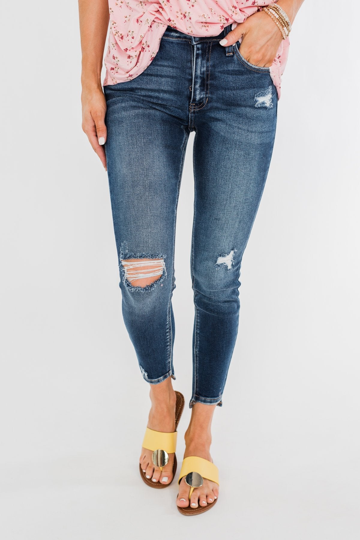 KanCan Ankle Skinny Jeans- Clarissa Wash