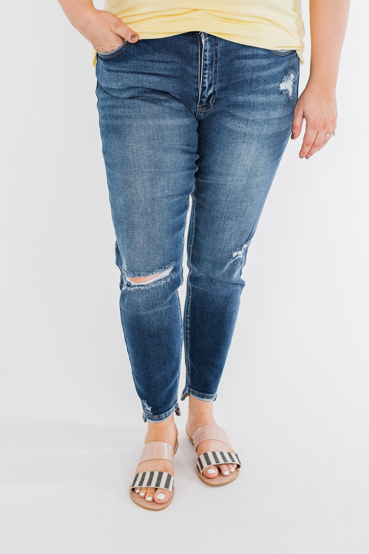 KanCan Ankle Skinny Jeans- Clarissa Wash