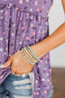 Exquisite 5 Piece Stackable Bracelet Set- Turquoise & Gold