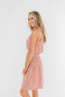 Whatever It Takes V-Neck Floral Dress- Mauve