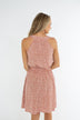 Whatever It Takes V-Neck Floral Dress- Mauve