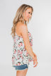 Always & Forever Floral Crochet Tank Top- Ivory