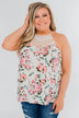 Always & Forever Floral Crochet Tank Top- Ivory