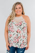 Always & Forever Floral Crochet Tank Top- Ivory